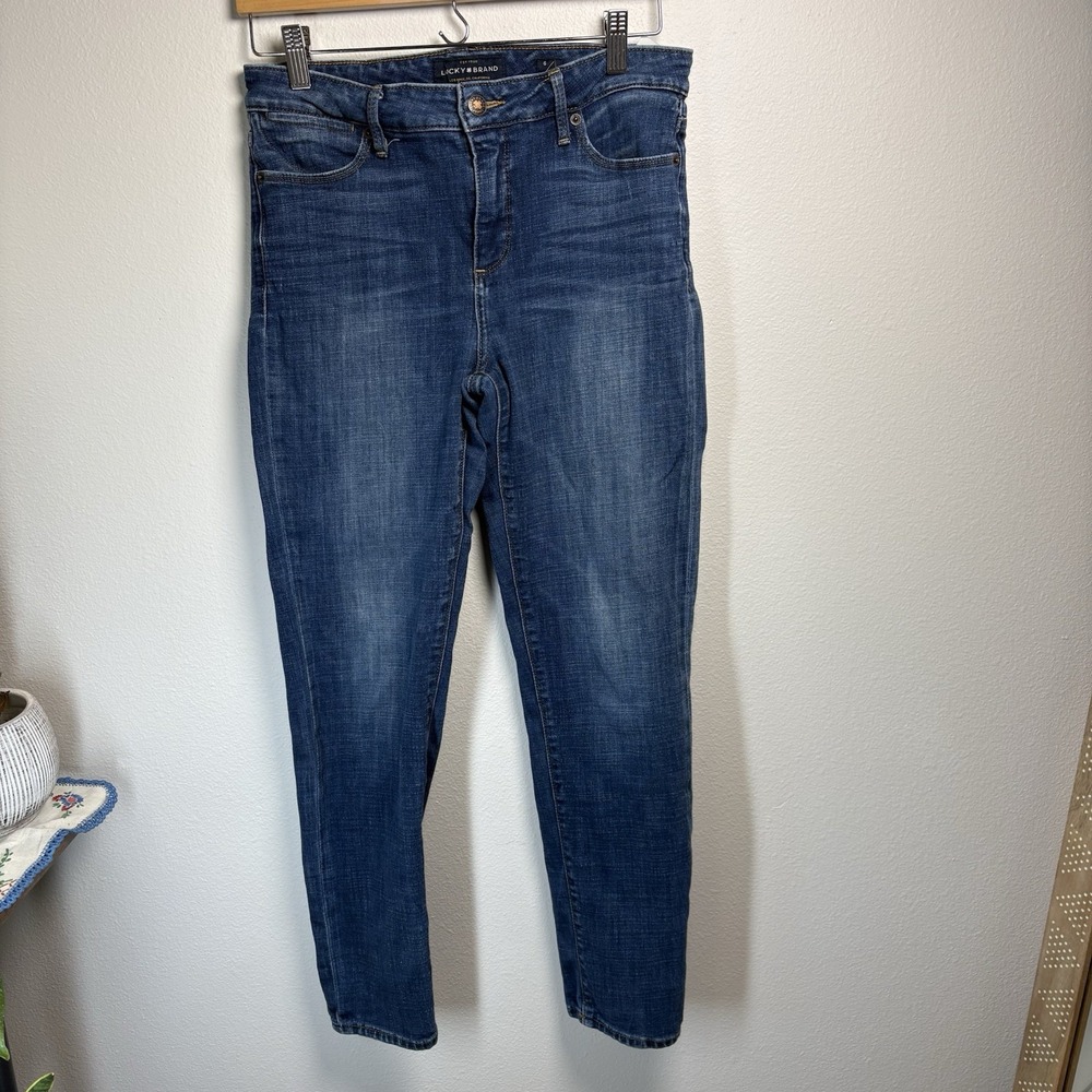Lucky Brand 6/28 ~ Medium Wash Denim Hayden Skinny Distressed Jeans *read